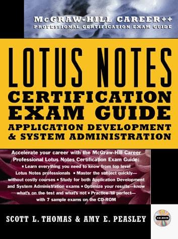 Tapa de Lotus Notes certification