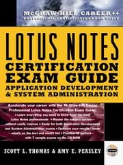 Tapa de Lotus Notes certification
