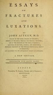 Tapa de Essays on fractures and luxations