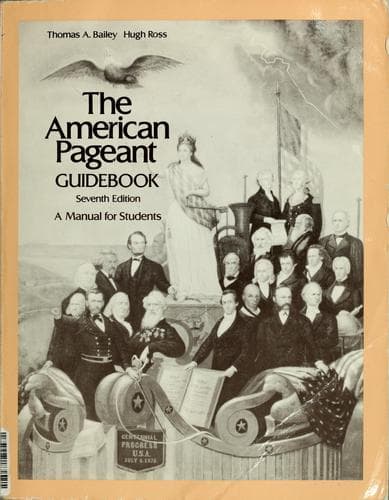 Tapa de The American pageant guidebook