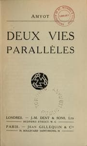 Tapa de Deux vies parallèles