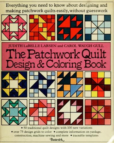 Tapa de The patchwork quilt design & coloring book