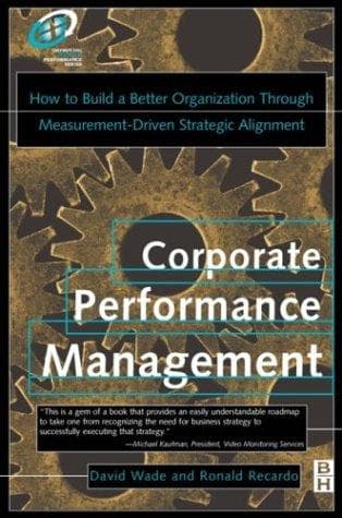 Tapa de Corporate performance management
