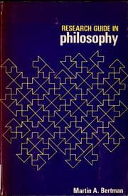 Tapa de Research guide in philosophy