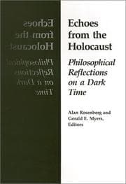 Tapa de Echoes from the Holocaust