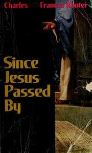 Tapa de Since Jesus passed by