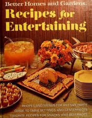 Tapa de Better homes and gardens recipes for entertaining.