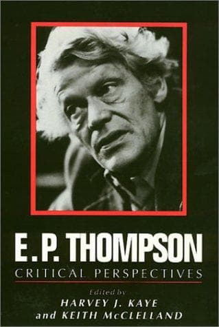 Tapa de E.P. Thompson