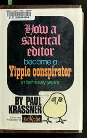 Tapa de How a satirical editor became a Yippie conspirator in ten easy years