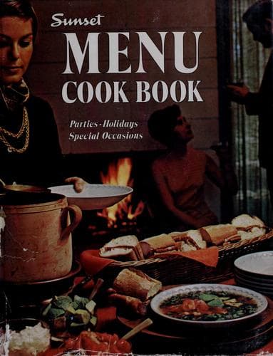 Tapa de Sunset menu cook book