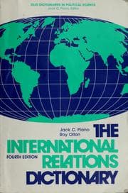 Tapa de The international relations dictionary