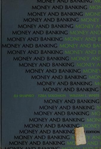 Tapa de Money and banking
