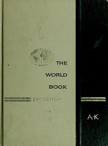 Tapa de The World book dictionary.