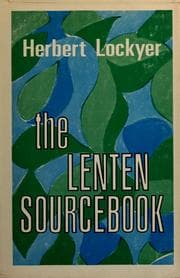 Tapa de The Lenten sourcebook