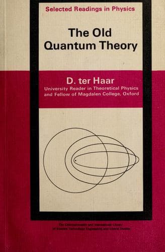 Tapa de The old quantum theory