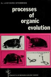 Tapa de Processes of organic evolution