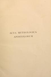 Tapa de Acta Mythologica Apostolorum