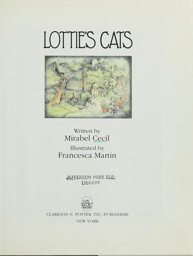 Tapa de Lottie's cats