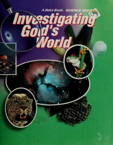Tapa de Investigating God's world