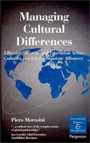 Tapa de Managing cultural differences