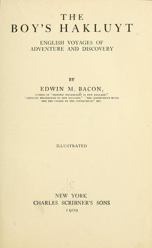 Tapa de The boy's Hakluyt