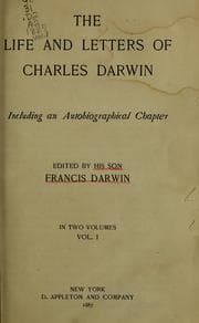 Tapa de The life and letters of Charles Darwin