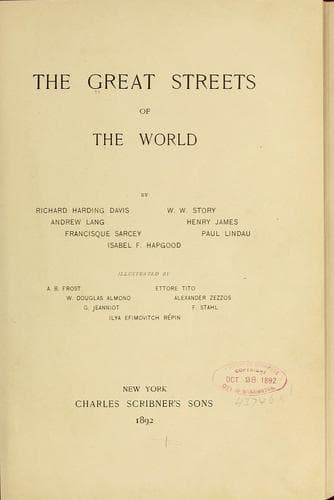 Tapa de The great streets of the world
