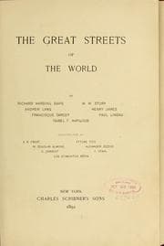 Tapa de The great streets of the world