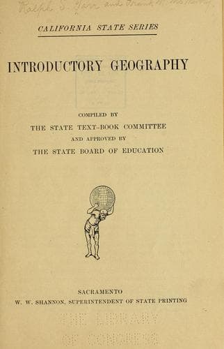 Tapa de Introductory geography