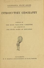 Tapa de Introductory geography