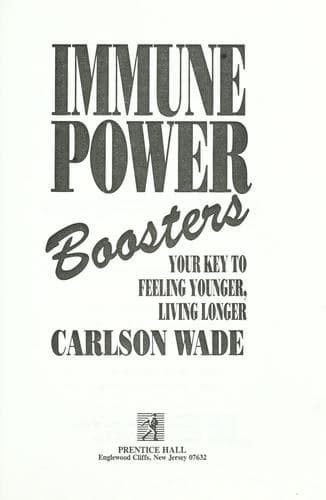 Tapa de Immune power boosters