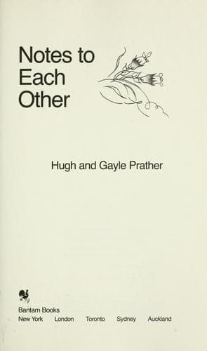 Tapa de Notes to each other