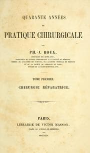 Tapa de Quarante années de pratique chirurgicale