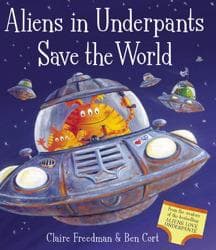 Tapa de Aliens in Underpants Save the World