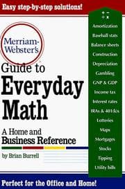 Tapa de Merriam-Webster's guide to everyday math