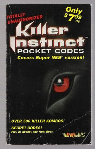 Tapa de Totally Unauthorized Killer Instinct