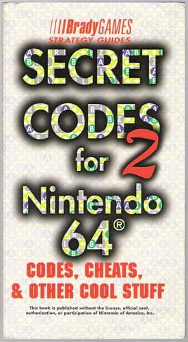 Tapa de Secret Codes 2 for Nintendo 64