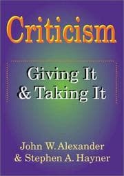 Tapa de Criticism
