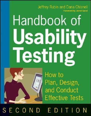 Tapa de Handbook of usability testing