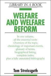 Tapa de Welfare and welfare reform