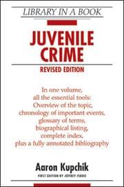 Tapa de Juvenile crime