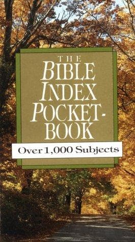 Tapa de The Bible index pocketbook