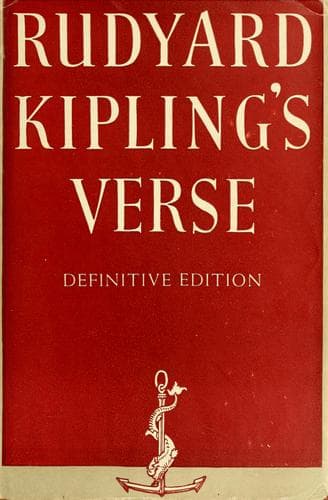 Tapa de Rudyard Kipling's verse