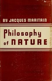 Tapa de Philosophy of nature