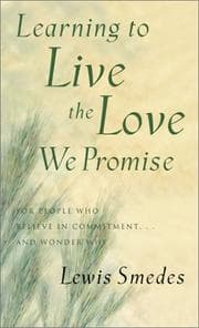 Tapa de Learning to live the love we promise