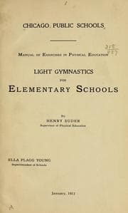 Tapa de Manual of exercises in physical education