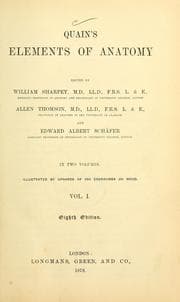 Tapa de Quain's Elements of anatomy