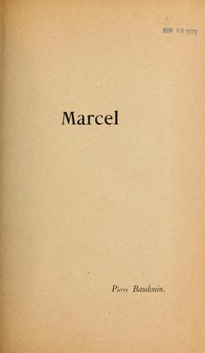 Tapa de Marcel