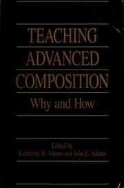 Tapa de Teaching advanced composition