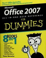 Tapa de Office 2007 all-in-one desk reference for dummies